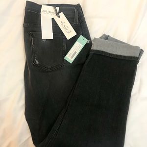 NWT Just Black Boyfriend Jeans